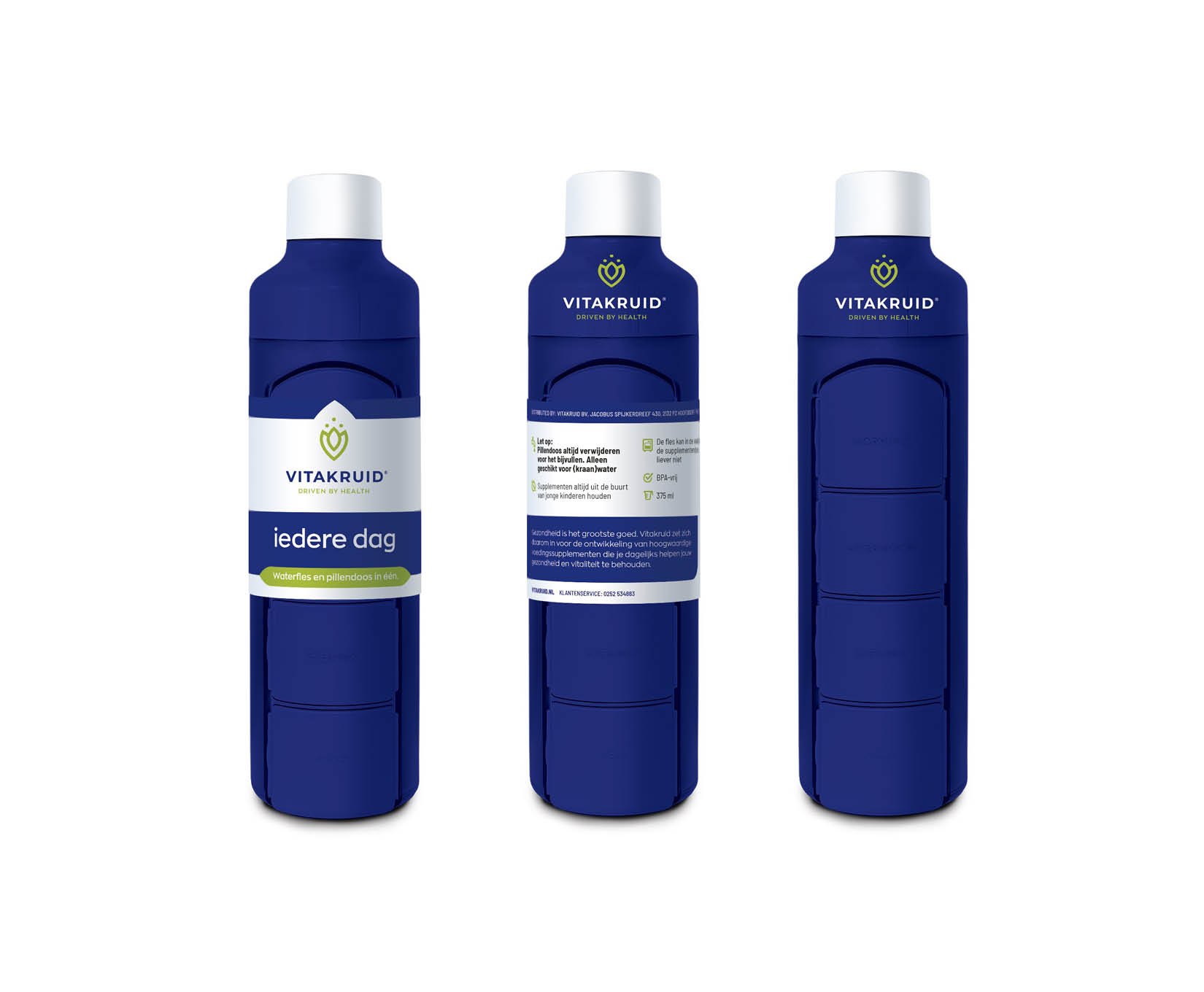 Vitakruid waterfles YOS Bottle design